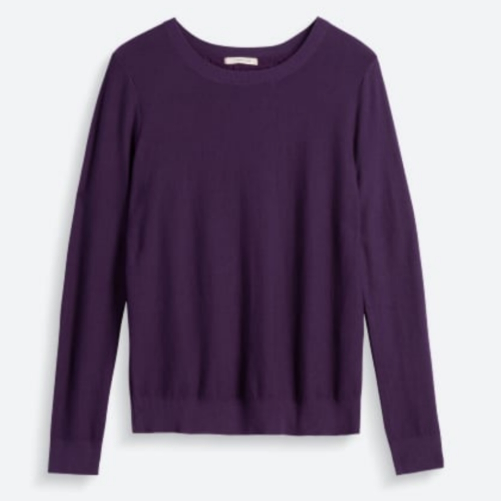 EUC Dark purple lace back StitchFix Pullover